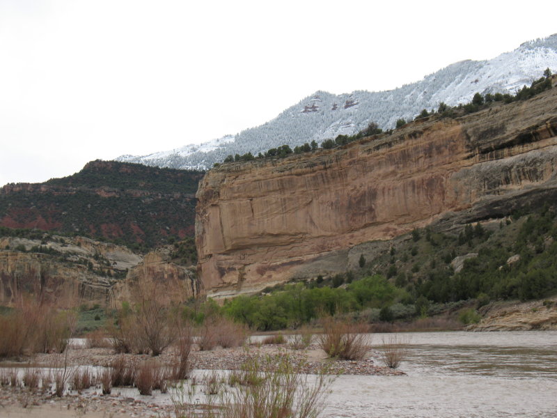 Snow on the Yampa