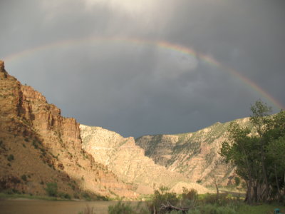 Rainbow over Gray Canyon