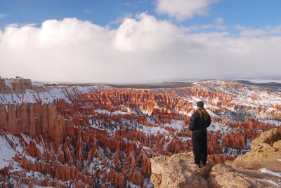 Gazing out across the Hoodoos