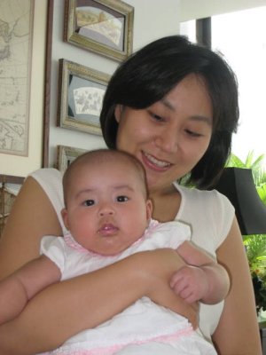 Mommy... you're choking me....