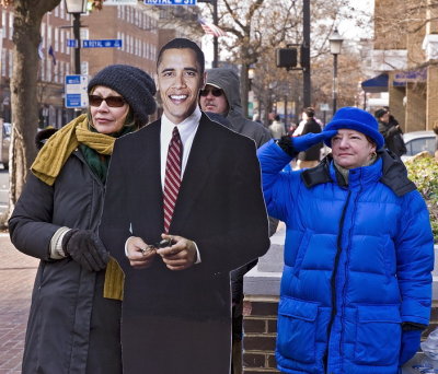 Barack Obama's Inaugural in Market Square, Alexandria, Virginia