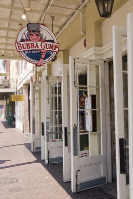 I've seen the Bubba Gump Shrimp place in Times Square ... makes more sense here.