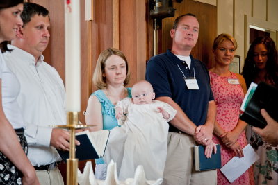 The Baptism of Nathaniel Dyer Talbott, St. Luke's Episcopal Church, June 27, 2010