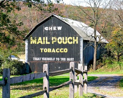 Mail Pouch Tobacco Barns in West Virginia