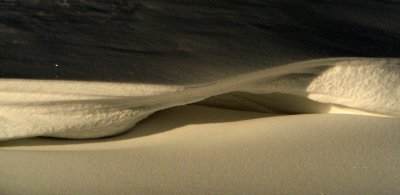 Snow Sculpture Abstract