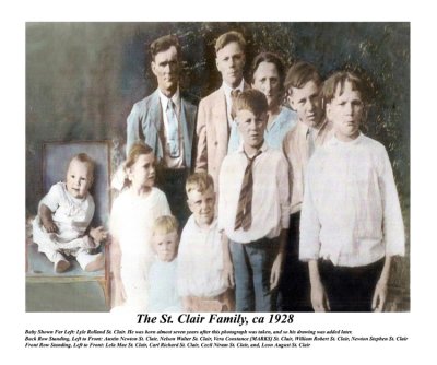 St. Clair Family ca 1928
