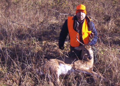 I took a lot of does and button bucks before this guy finally walked into my gunsight. He graced my freezer and my table for weeks afterwards. Thank you so much Mr. Bambi's dad.