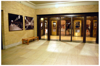 The doors leading to the waiting room. 