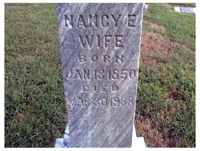 Shown above is the gravestone for Nancy Coatney. She's buried in Nowata Memorial Cemetery, Nowata, Nowata County, Oklahoma. This picture was taken from Findagrave.com.
