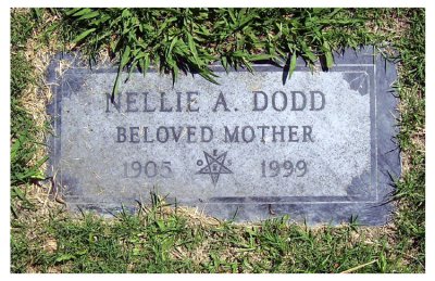 Nellie was one of three known children born to, Charles Elihu Seabolt and his wife, Bertha Jean Marincia [COATNEY] Seabolt, on 19 August 1906, in Nowata, Nowata, OK. She married, Howard Richard Dodd, and shared at least one child with him. Nellie is buried in Rose Hills Cemetery, Whittier California. This photograph comes to us courtesy of, Kay Flemming.