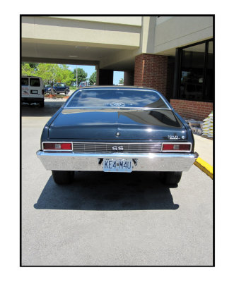 The rear looked as good as the rest of her.