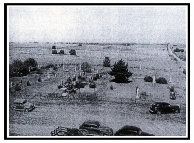The Cemetery, a few yards to the north of der Kirche, Kramer, Lancaster County, Nebraska.