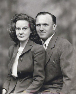 Shown above are Donald J. Wood: 1904-1970, and his wife, Ethel Edith [Robinson] Wood: 1922-1996. This photo comes to us courtesy of Nancy Evans. 