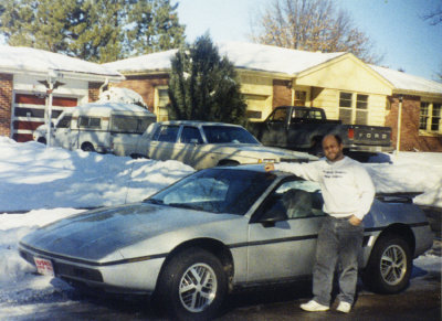 That's what my shirt read anyway. This is the reason I buy foreign made cars today. This Fiero was the biggest piece of shit. It was the last of six or seven American made automobiles I had, before I got smart.