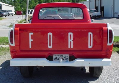 1961 Ford Rear
