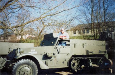 This was taken atop a World War II US Army Half Track, stored at the Heavy Artillery Museum in Baumholder, Deutschland.