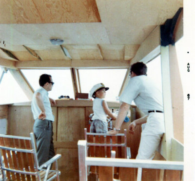 Is that really what he just asked me? Look at this flimsy old boat.