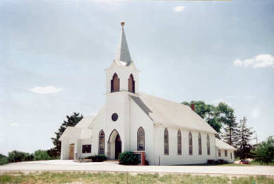 This is how the church looked around 1995.