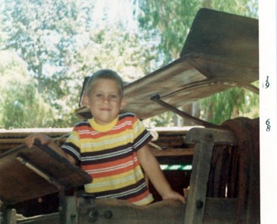 If I smile, can we leave this place & go back to grandma's?