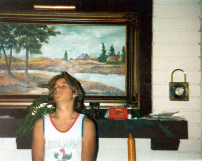 I attended a military school. Here, at the end of the summer, I was displaying my newly grown locks. They soon came right off. Looking back on this picture, a question comes to mind. What kind of parent allows her fifteen year old son to wear a shirt advertising beer?