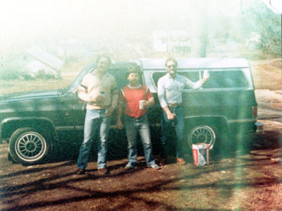 This was taken while some friends helped me move to Arlington Texas in 1984. Shown left is my friend, Randall, yours truly & Keith.