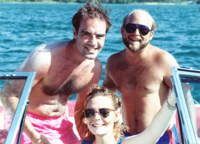 Enjoying the lake.