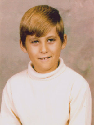 Mr. Cool. This picture was an awful color. I played with it for an hour to get it to come out looking this good. Thirty five years is hard on a small picture. This was taken while I was in Mrs. Cameron's 6th grade class at Linden West Elementary School, in Kansas City. I was twelve years old when this photograph was taken.