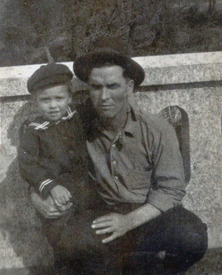 Shown above is LeRoy Charles Merrill and his only son, Verne Floyd Merrill.
