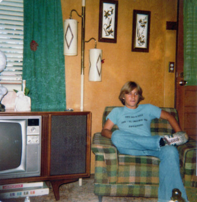 Here I was visiting with my aunt Dorothy in Lincoln in 1979. I think my cousin Tammy took this picture.