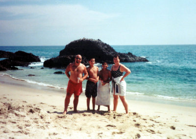 This is a shot of me with some friends in California. I actually taught school with this woman in Kansas City. She was on holiday in Los Angeles seeing family & I was spending the summer in San Diego. I drove up and spent the afternoon with her & her children.
