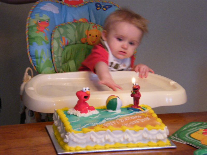 Jack with his cake