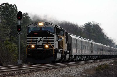 Circus train at New Bohemia Va.