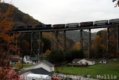 Pushers on a eastbound at Covel WV.