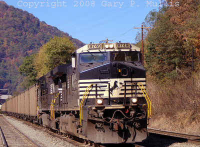 Eastbound at Alloy WV.