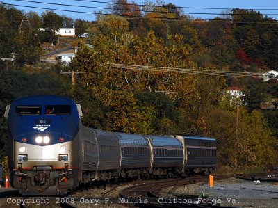 Amtrak at Clifton Forge Va.