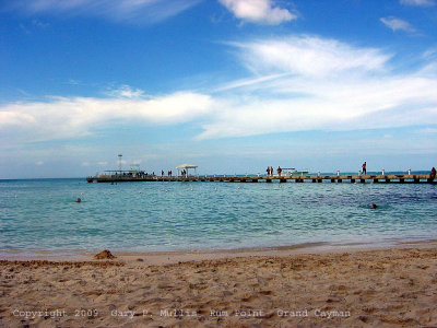The beach at Rum Ppont Grand Cayman