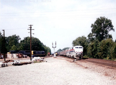 Amtrak at Doswell.