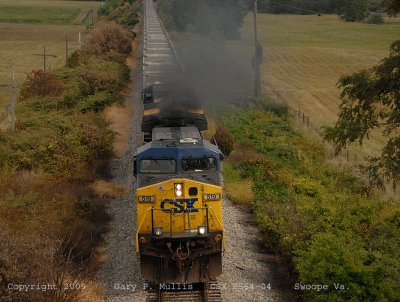Westbound hoppers by the Hewitt farm Swoope Va.jpg