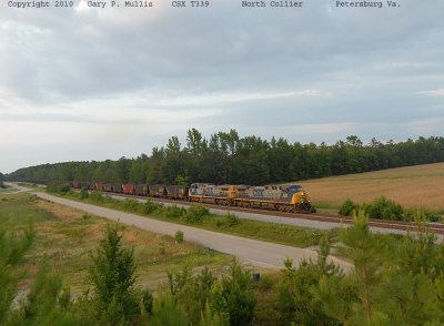 A southbound coal train approaches North Collier.jpg