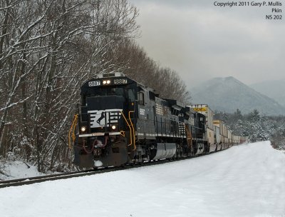 Train 202 with snow covered backdrop.tif