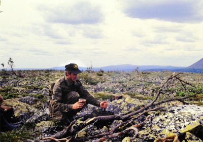 Coffee break in the mountain