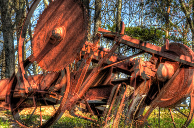 Old Machinery HDR Close up