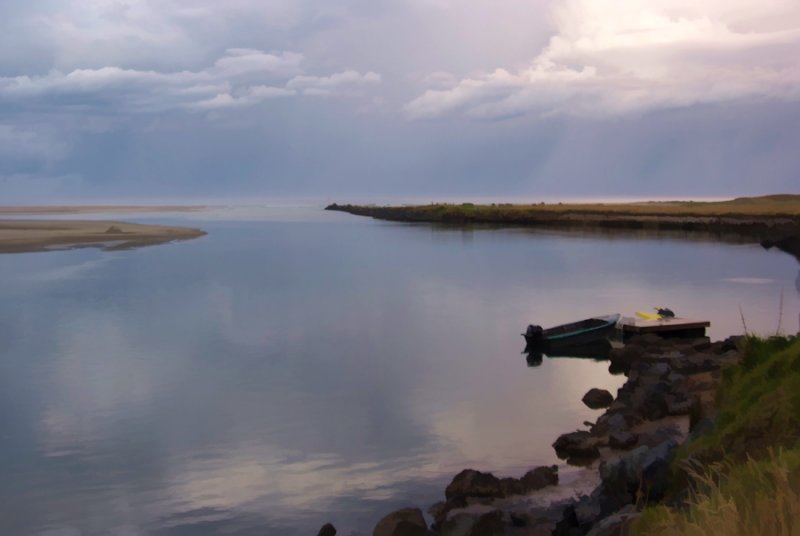 Waipu River Mouth - Topaz Simplify