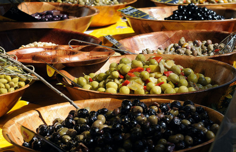olives at the Market