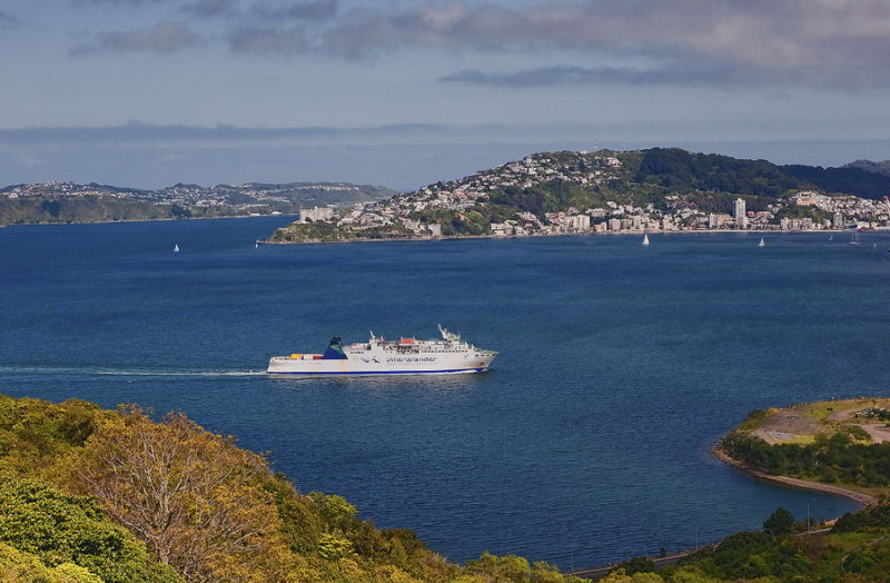 City and Interislander from Khandallah