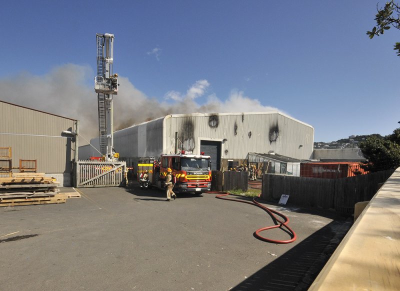 1 October 2010 - Fire in Kilbirnie