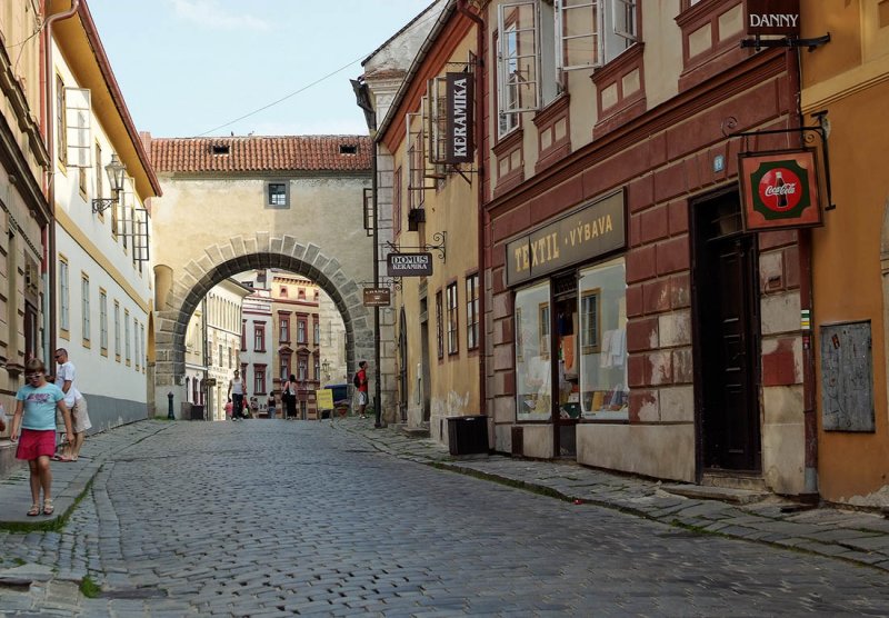 Cobbled street, Cesky Krumlov