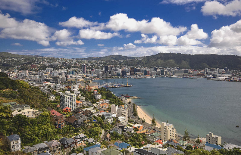 Wellington from Palliser Road