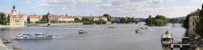 Looking South from the Charles Bridge