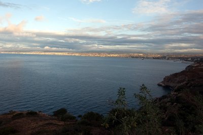 Heraklion in the distance